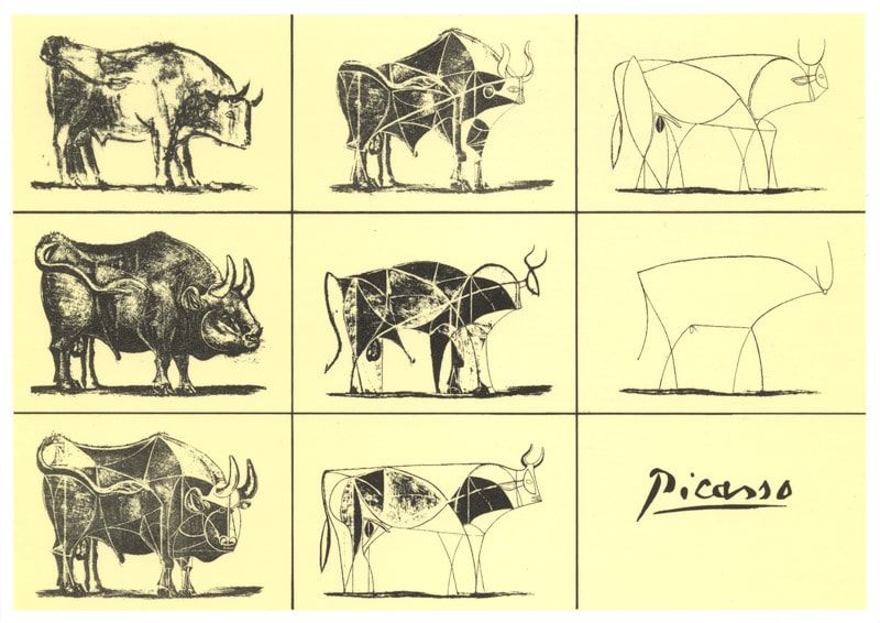 The Bull by Pablo Picasso